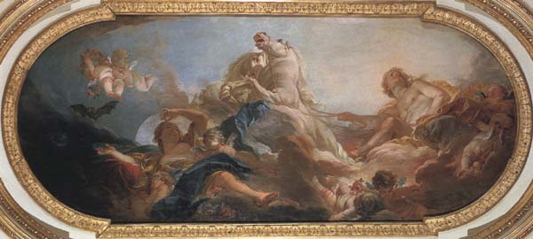 Francois Boucher Apollo in his Chariot